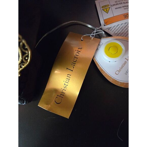 NWT - Christian Lacroix Lighted Skull with Moth Mask - Picture 9 of 9